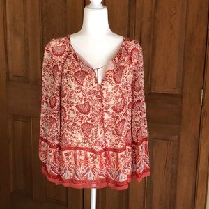 Tory Burch Silk BoHo *Disc. Ship* Blouse - Sz 6